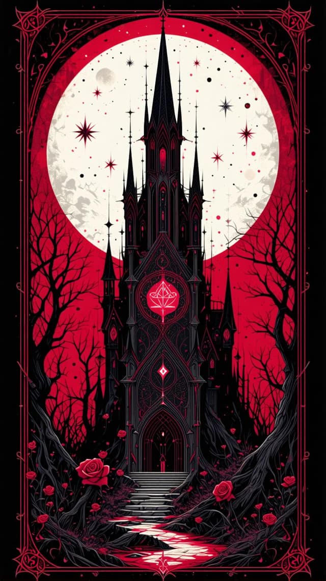 gothic Tarot Card Back